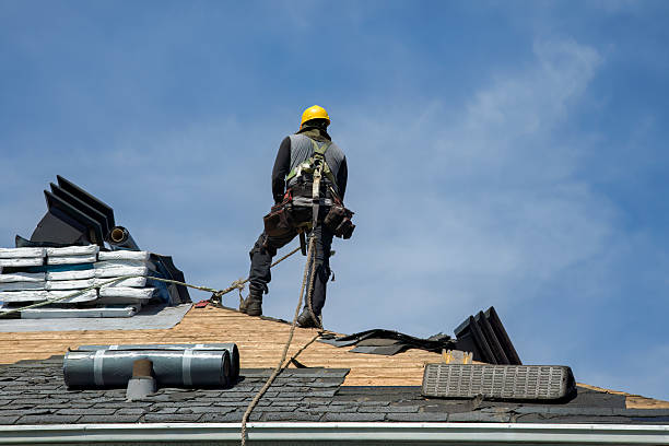 Professional Roofing technician working in Lake, MS